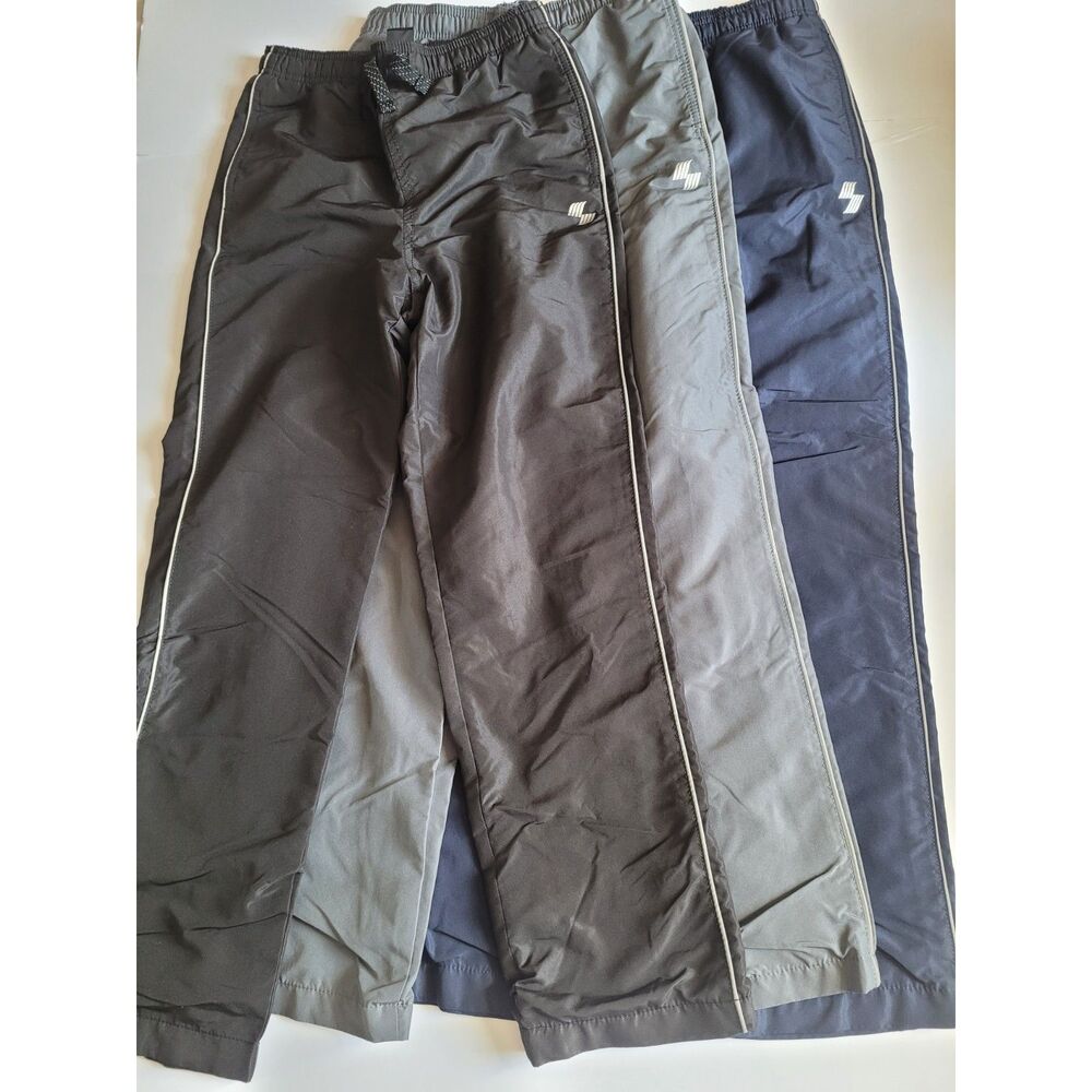 Lot of 3 Sport Boys Athletic Track Pants Size Youth XL 14 Sweatpants #0315